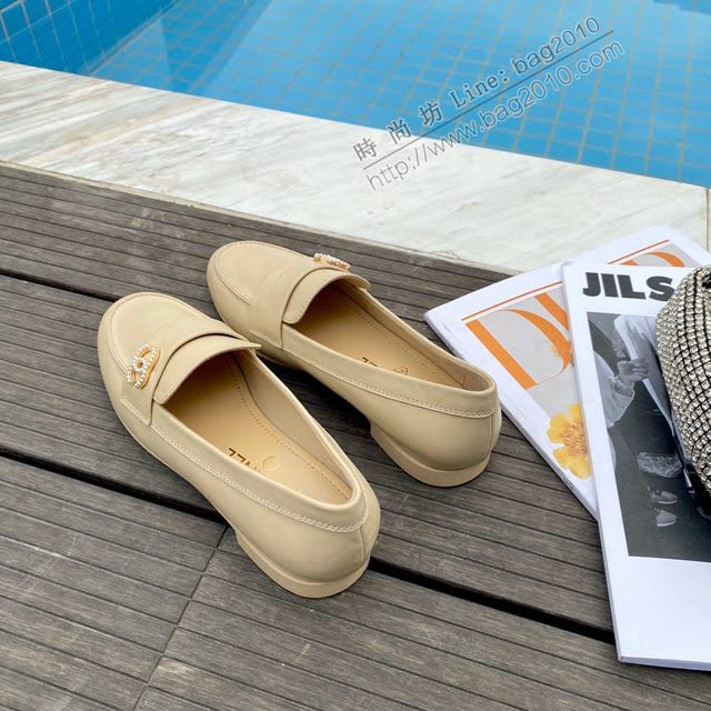 Chanel女鞋 香奈兒2020春夏新品 頂級版本 Chanel小牛皮單皮鞋  naq1266
